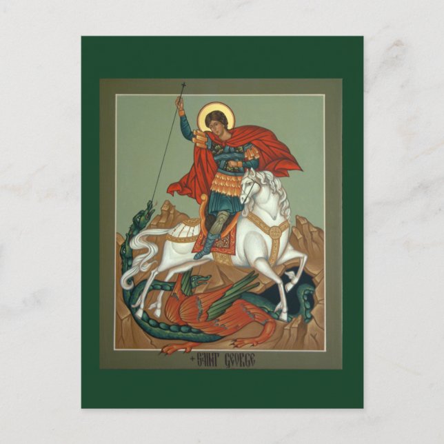 Saint George Prayer Card (Front)