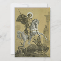 Saint George – Premium "Sunburst Gold" Art