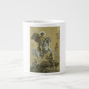 Saint George – Premium "Sunburst Gold" Art Large Coffee Mug