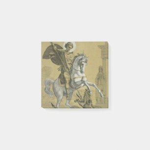 Saint George – Premium "Sunburst Gold" Art Post-it Notes