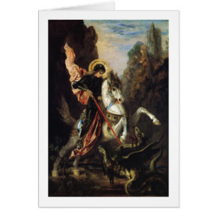 Saint George & the Dragon Gustave Moreau Fine Art