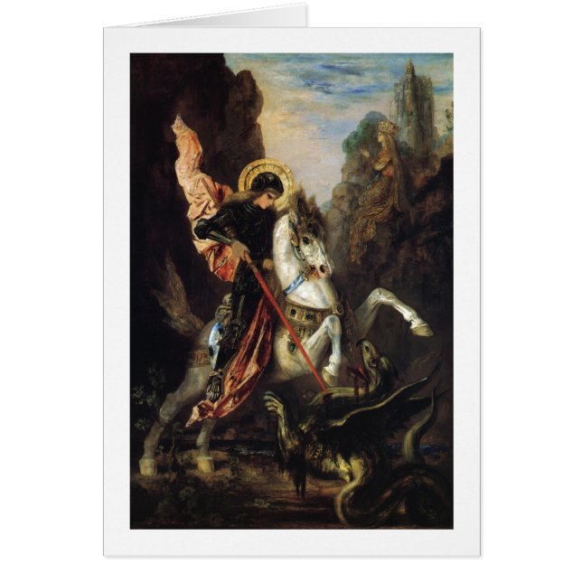 Saint George & the Dragon Gustave Moreau Fine Art (Front)