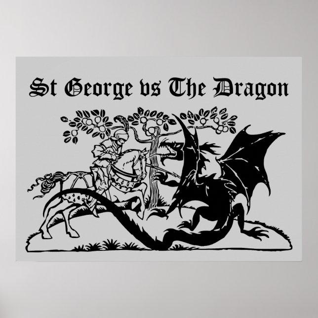 Saint George & The Dragon Poster (Front)