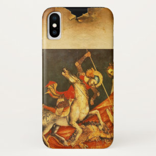Saint George's Battle with the Dragon iPhone X Case