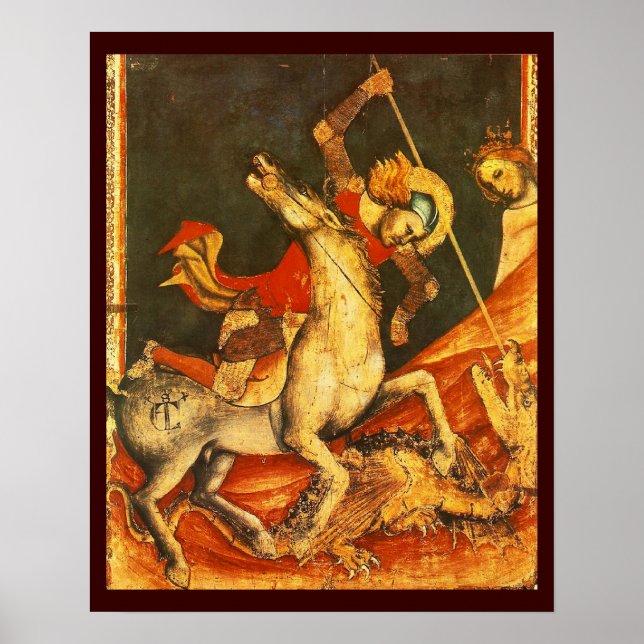 Saint George's Battle with the Dragon Poster (Front)