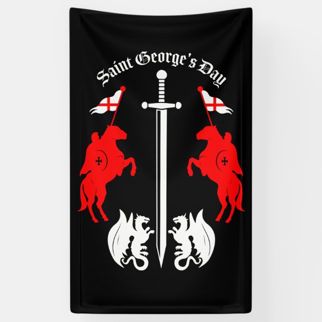 Saint George's Day Banner (Vertical)