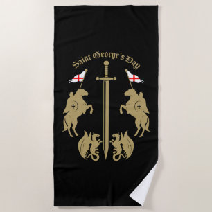 Saint George's Day Beach Towel