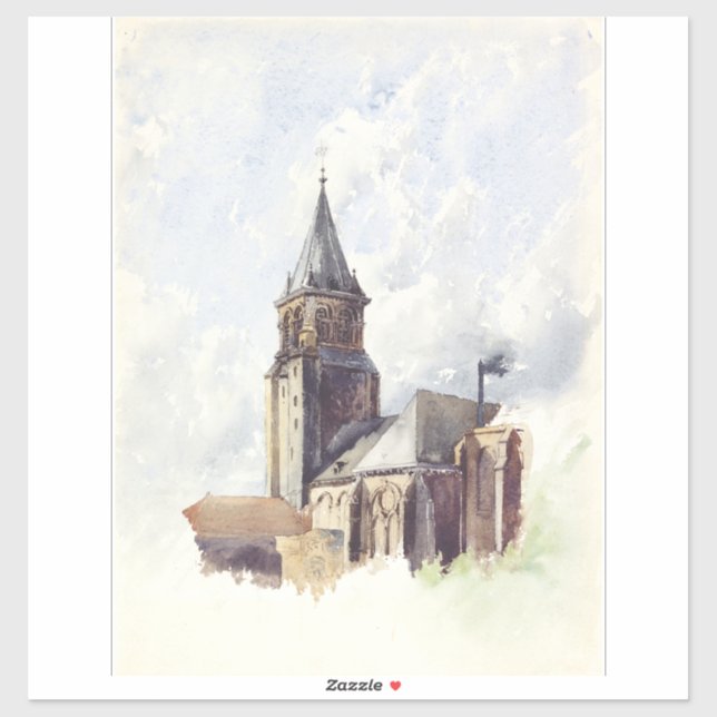 Saint Germain des Pres Church Paris (Sheet)