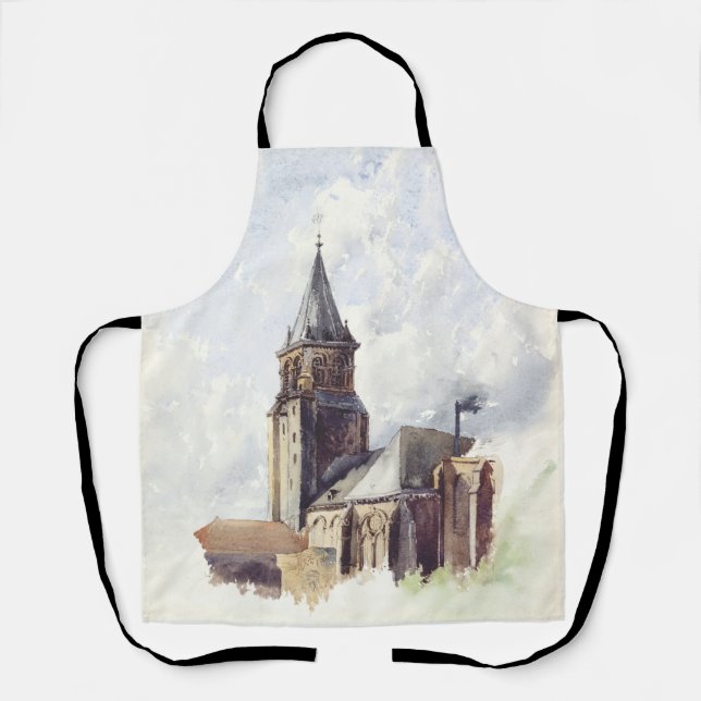 Saint Germain des Pres Church Paris Apron (Front)