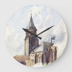 Saint Germain des Pres Church Paris Large Clock