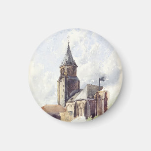 Saint Germain des Pres Church Paris Magnet
