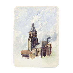 Saint Germain des Pres Church Paris Magnet