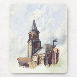 Saint Germain des Pres Church Paris Mouse Mat