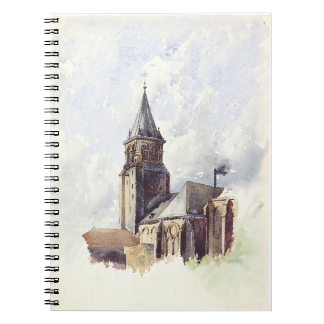Saint Germain des Pres Church Paris Notebook (Front)