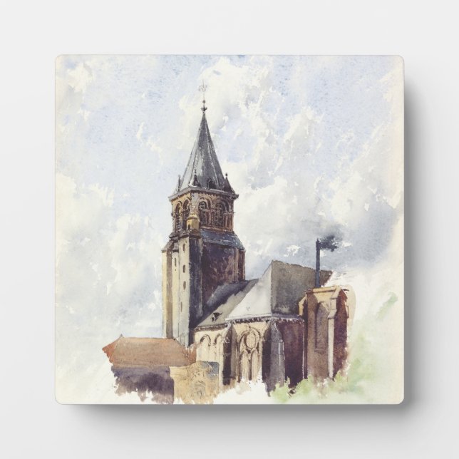 Saint Germain des Pres Church Paris Plaque (Front)