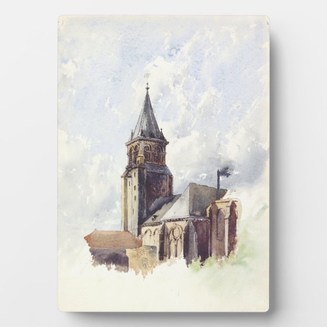 Saint Germain des Pres Church Paris Plaque (Front)