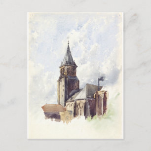 Saint Germain des Pres Church Paris Postcard
