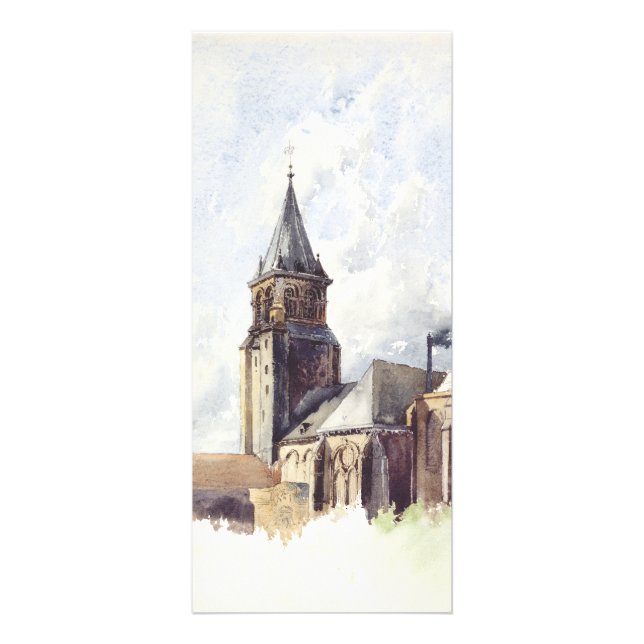 Saint Germain des Pres Church Paris Rack Card (Front)
