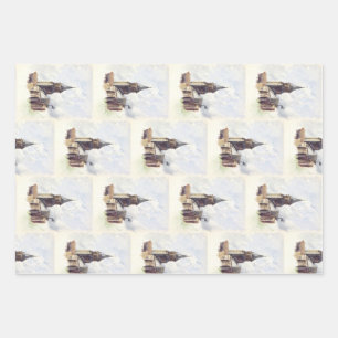 Saint Germain des Pres Church Paris Wrapping Paper Sheet
