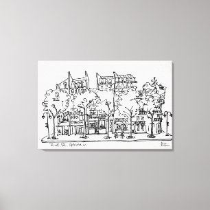 Saint-Germain-des-Pres   Paris, France Canvas Print