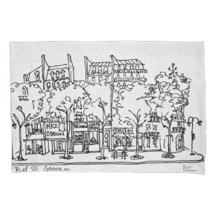 Saint-Germain-des-Pres   Paris, France Pillowcase