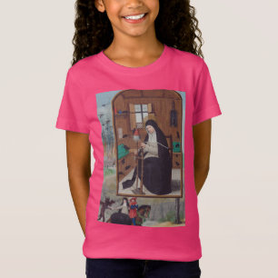 Saint Gertrude of Helfta by Simon Bening T-Shirt