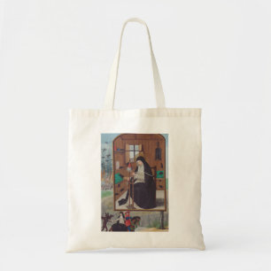Saint Gertrude of Helfta by Simon Bening Tote Bag