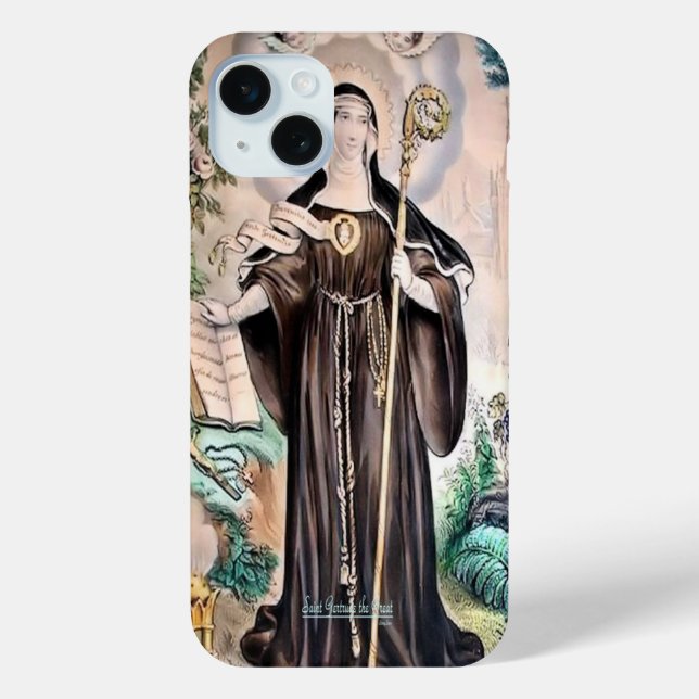 Saint Gertrude the Great Case-Mate iPhone Case (Back)