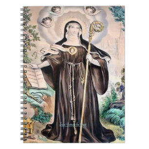 Saint Gertrude the Great Notebook