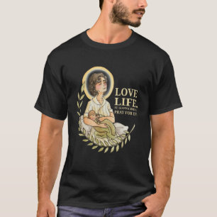 Saint Gianna Beretta Molla Patron Catholic Doctor T-Shirt