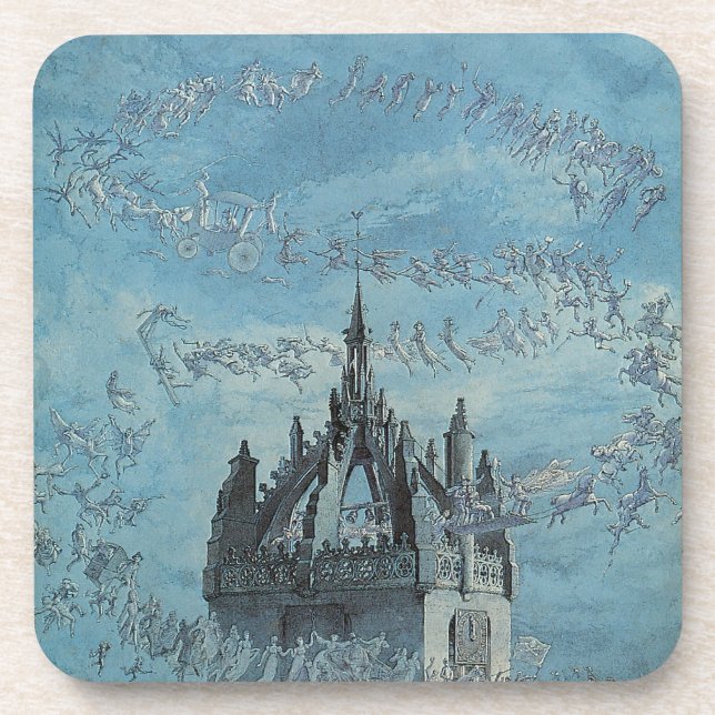 Saint Giles - His Bells by Charles Altamont Doyle Coaster (Front)