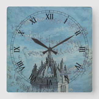Saint Giles - His Bells by Charles Altamont Doyle Square Wall Clock