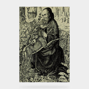 Saint Giles the Hermit Acrylic Sign