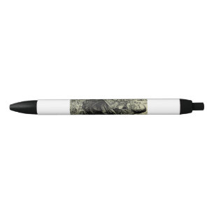 Saint Giles the Hermit Black Ink Pen