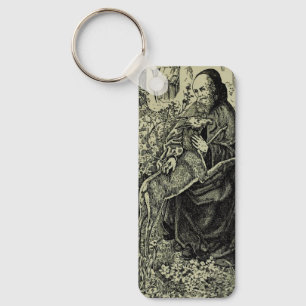 Saint Giles the Hermit Key Ring