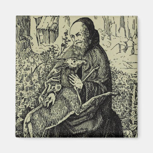 Saint Giles the Hermit Magnet