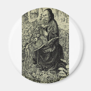 Saint Giles the Hermit Magnet