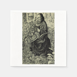 Saint Giles the Hermit Napkin