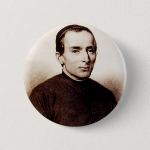 Saint Giuseppe Cafasso Sacred Mercy Art 6 Cm Round Badge