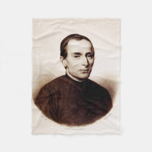 Saint Giuseppe Cafasso Sacred Mercy Art Fleece Blanket