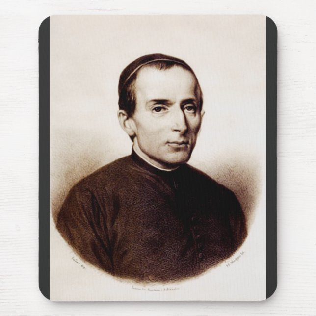 Saint Giuseppe Cafasso Sacred Mercy Art Mouse Mat (Front)