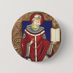 Saint Gregory the Great Doctor of the Church 6 Cm Round Badge
