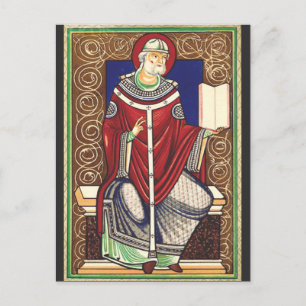 Saint Gregory the Great Doctor of the Church Holiday Postcard
