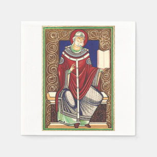 Saint Gregory the Great Doctor of the Church Napkin
