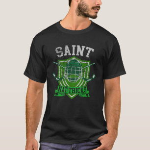 Saint Hat Tricks Hockey St Patrick s Day Boys Men T-Shirt
