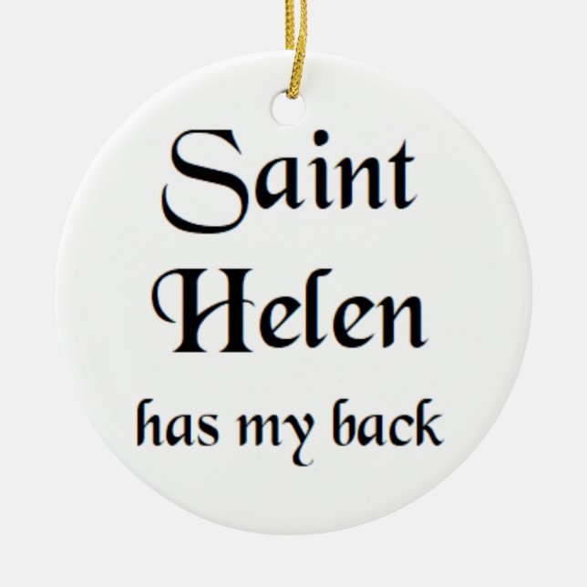 saint helen coffee mug ceramic tree decoration (Front)