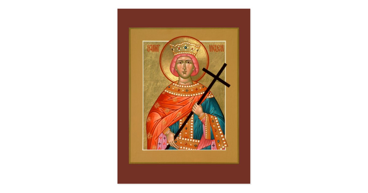 Saint Helen Prayer Card Zazzle.co.uk
