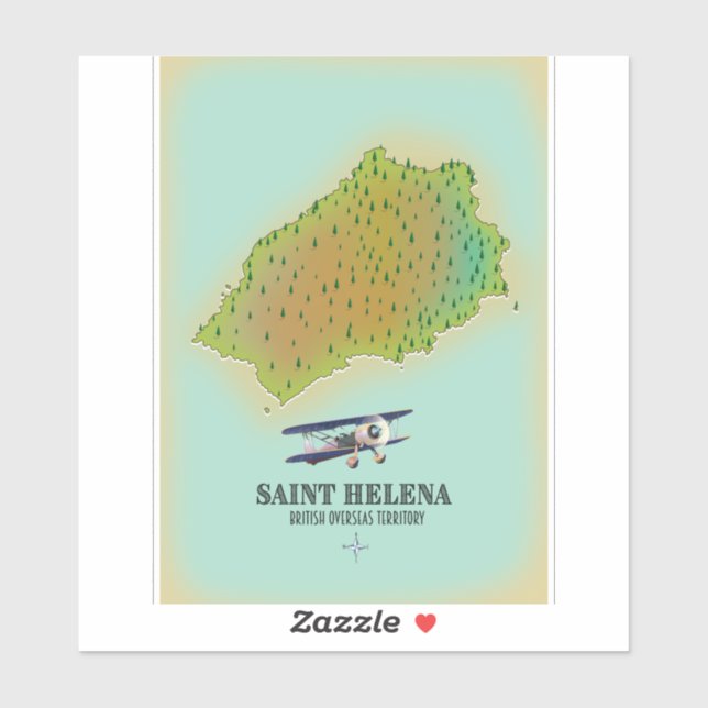 Saint Helena British Overseas Territory map (Sheet)