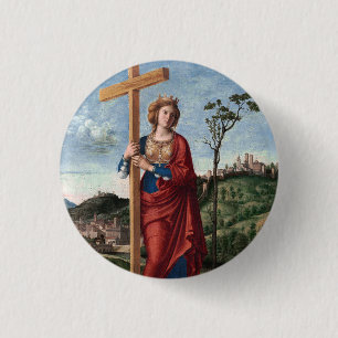 Saint Helena by Cima da Conegliano 3 Cm Round Badge