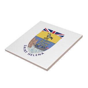 Saint Helena coat of arms Tile